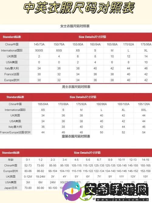 新深度解析欧洲尺码与亚洲尺码对比知乎